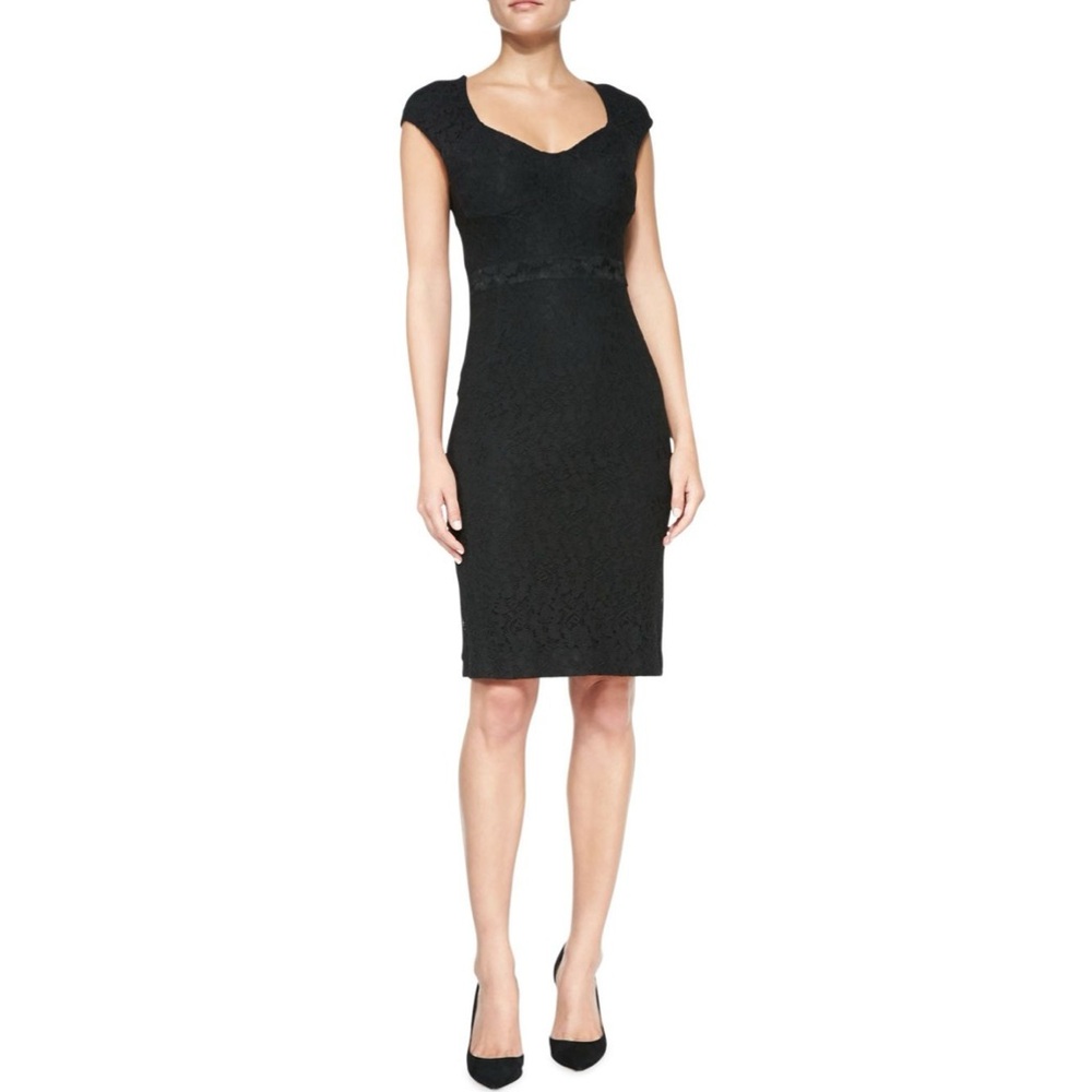 Diane von Furstenberg Katrina Cap-Sleeve Lace Sheath Dress